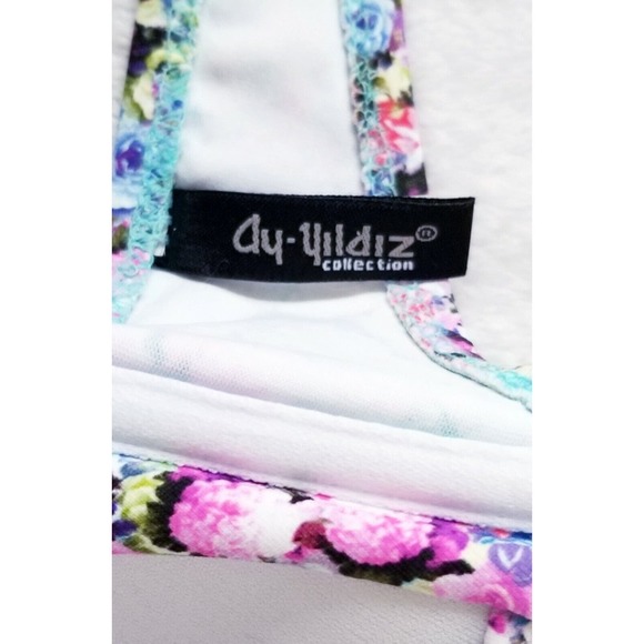 AY YILDIZ "MIX & MATCH" CONVERTIBLE TWIST BANDEAU HALTER BIKINI TOP "B" Cup - S - Picture 9 of 10